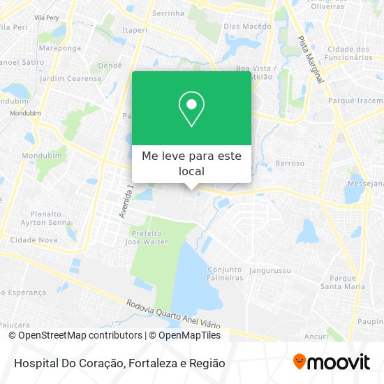 Hospital Do Coração mapa