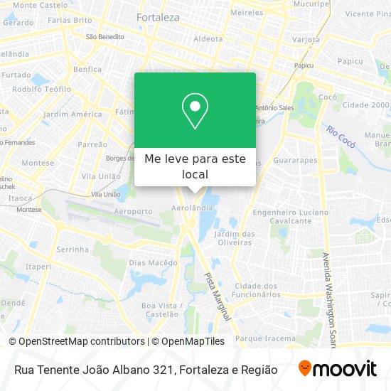 Rua Tenente João Albano 321 mapa