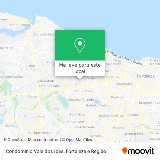 Condomínio Vale dos Ipês mapa