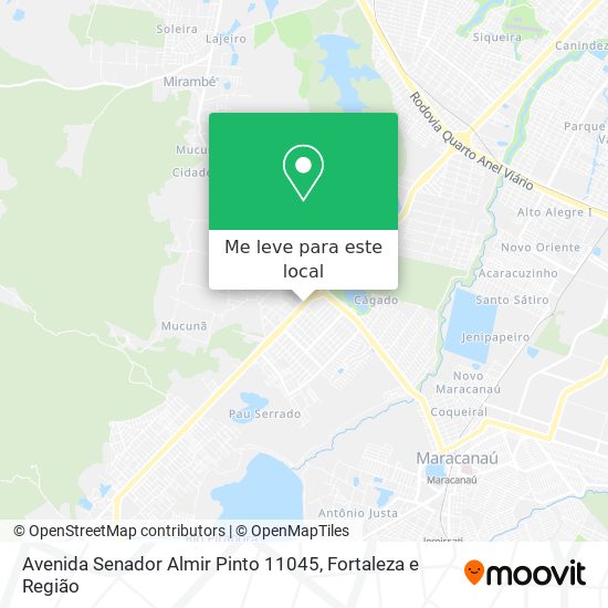 Avenida Senador Almir Pinto 11045 mapa