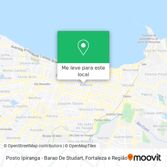 Posto Ipiranga - Barao De Studart mapa