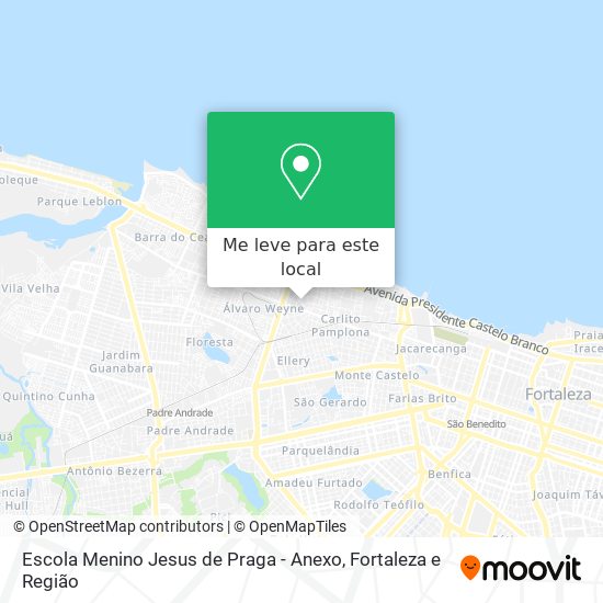 Escola Menino Jesus de Praga - Anexo mapa