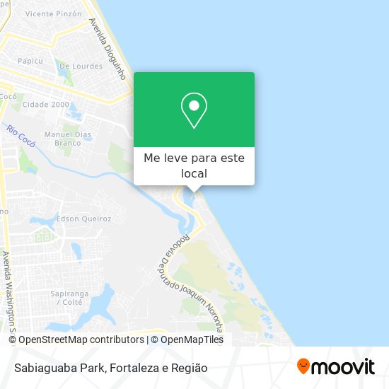 Sabiaguaba Park mapa