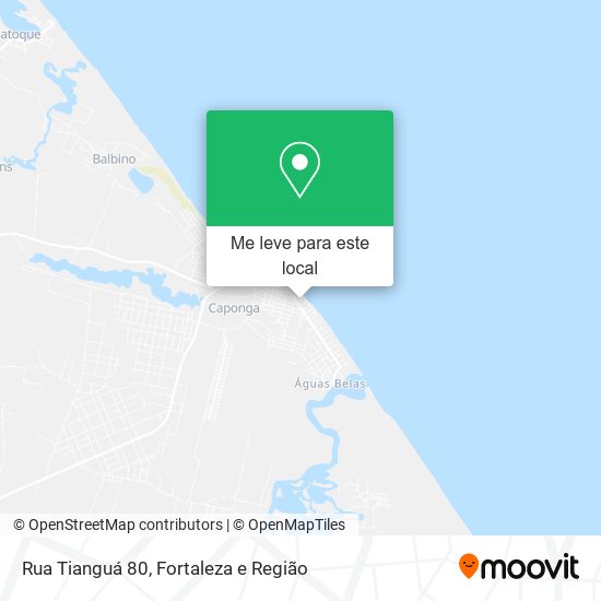 Rua Tianguá 80 mapa