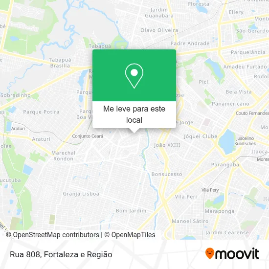 Rua 808 mapa