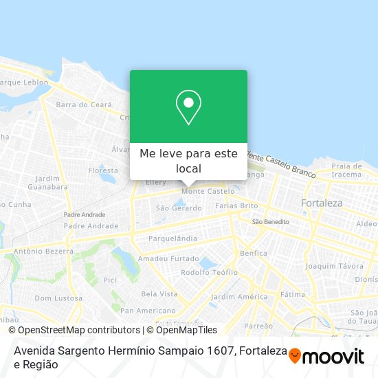 Avenida Sargento Hermínio Sampaio 1607 mapa