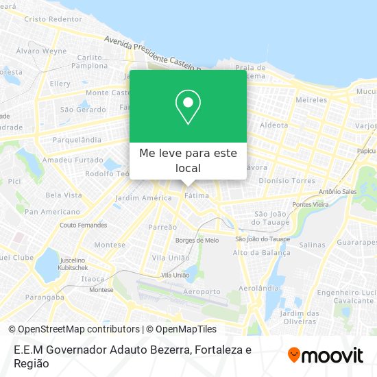 E.E.M Governador Adauto Bezerra mapa