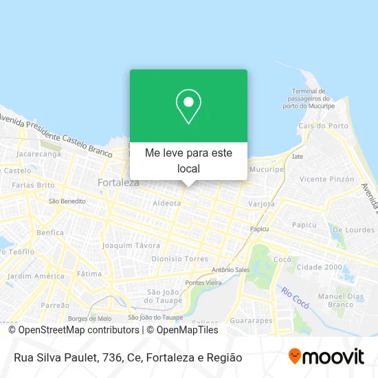 Rua Silva Paulet, 736, Ce mapa