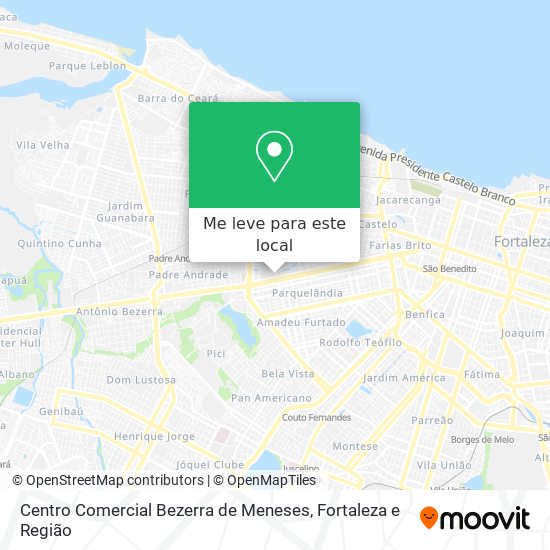 Centro Comercial Bezerra de Meneses mapa