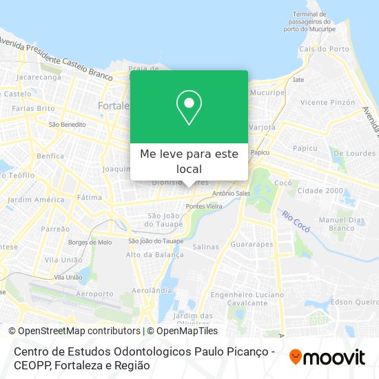 Centro de Estudos Odontologicos Paulo Picanço - CEOPP mapa