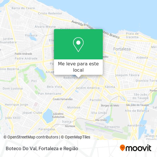 Boteco Do Val mapa