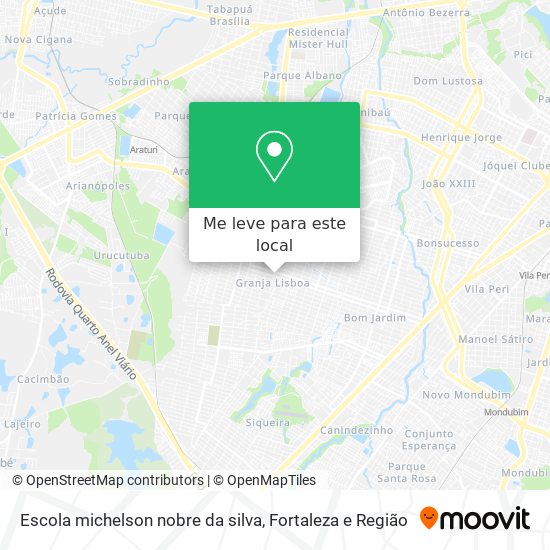 Escola michelson nobre da silva mapa