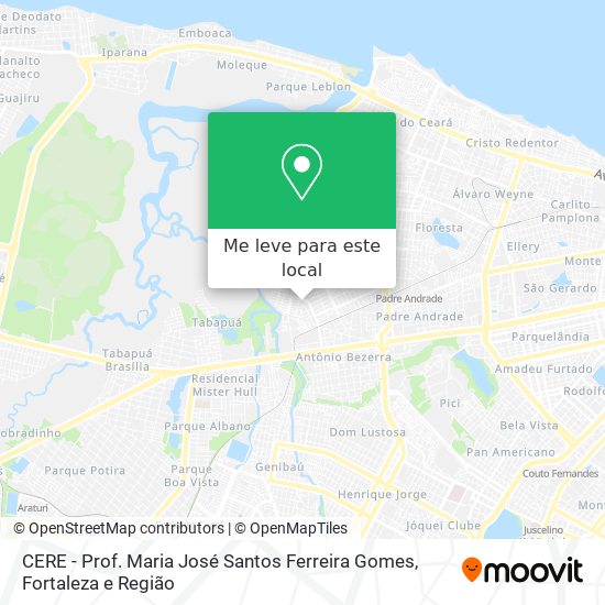 CERE - Prof. Maria José Santos Ferreira Gomes mapa