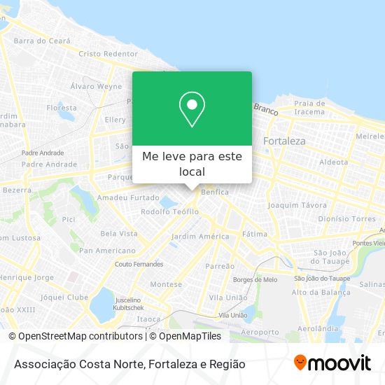 Associação Costa Norte mapa
