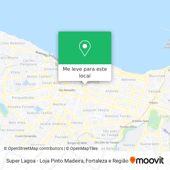 Super Lagoa - Loja Pinto Madeira mapa