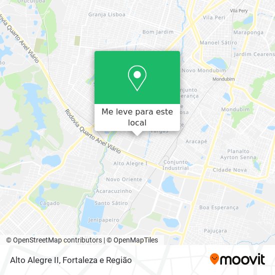 Alto Alegre II mapa