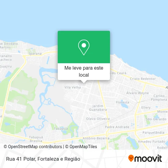 Rua 41 Polar mapa