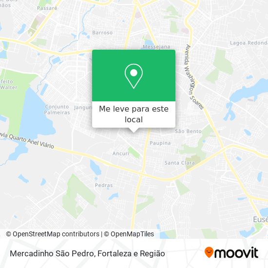 Mercadinho São Pedro mapa