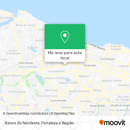 Banco do Nordeste mapa