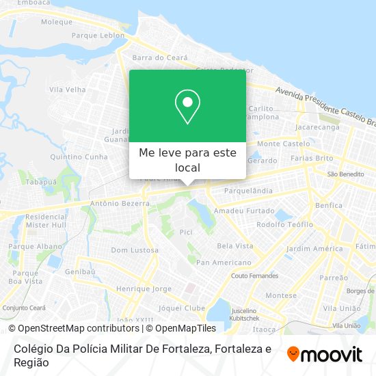 Colégio Da Polícia Militar De Fortaleza mapa