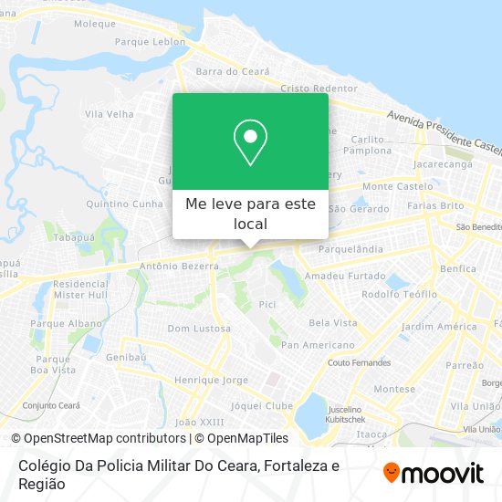 Colégio Da Policia Militar Do Ceara mapa