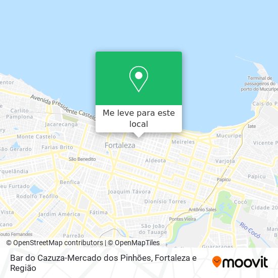 Bar do Cazuza-Mercado dos Pinhões mapa