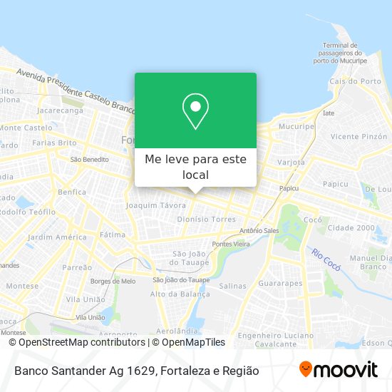 Banco Santander Ag 1629 mapa