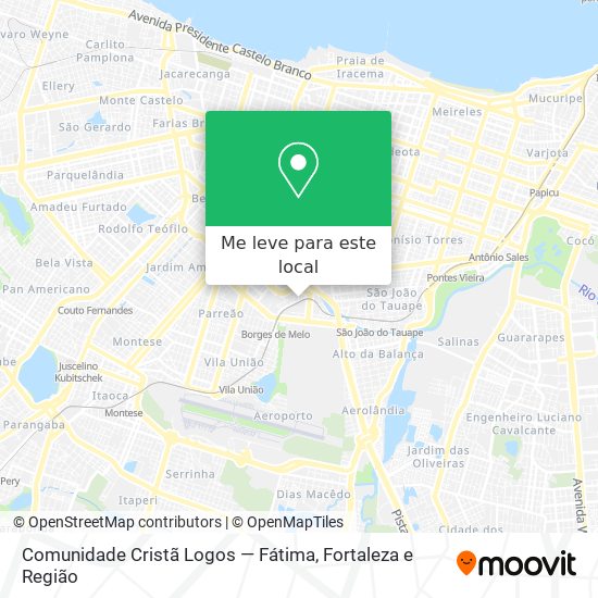 Comunidade Cristã Logos — Fátima mapa