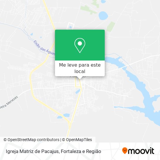 Igreja Matriz de Pacajus mapa