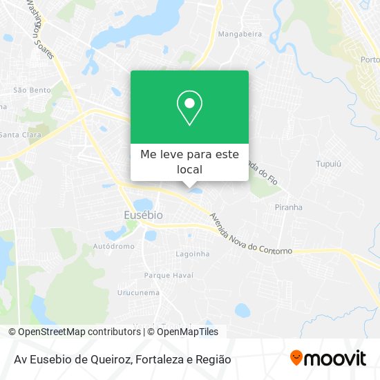 Av Eusebio de Queiroz mapa