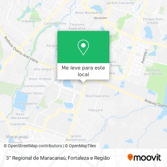 3° Regional de Maracanaú mapa