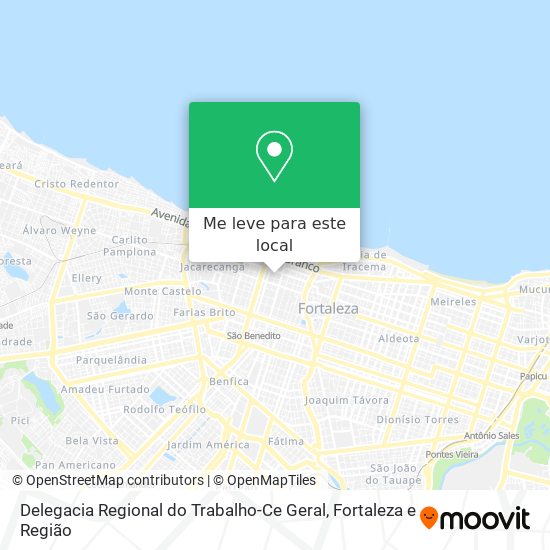 Delegacia Regional do Trabalho-Ce Geral mapa