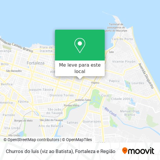 Churros do luís (viz ao Batista) mapa