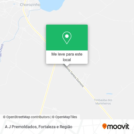 A J Premoldados mapa