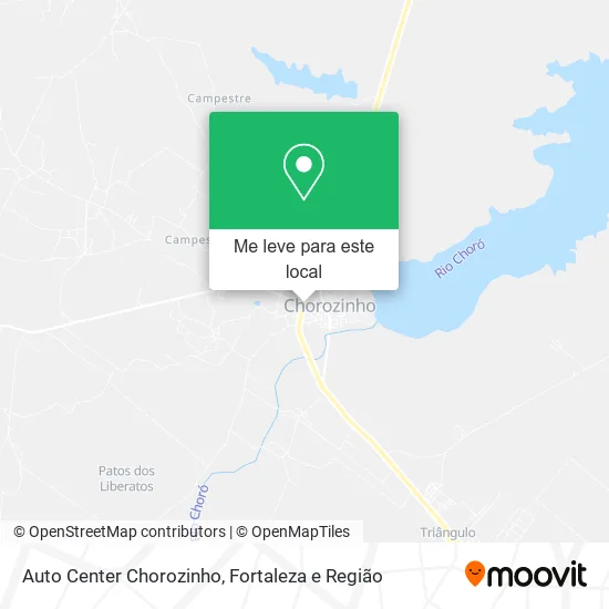 Auto Center Chorozinho mapa