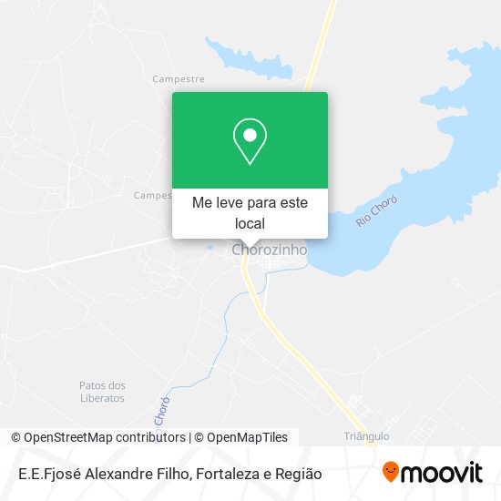 E.E.Fjosé Alexandre Filho mapa