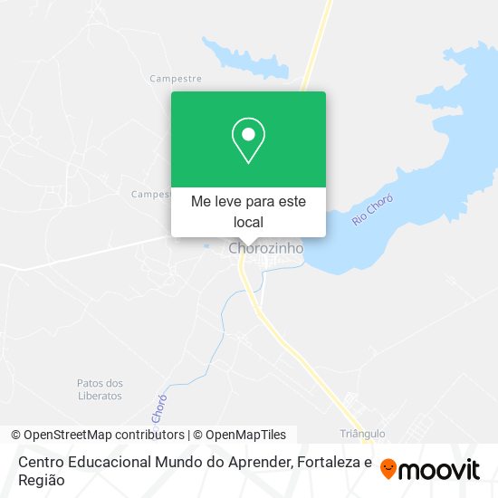 Centro Educacional Mundo do Aprender mapa