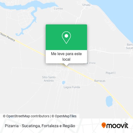 Pizarria - Sucatinga mapa
