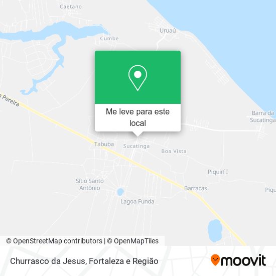 Churrasco da Jesus mapa