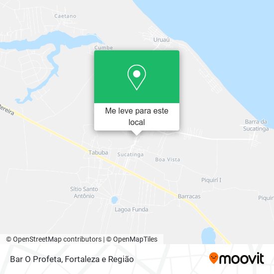 Bar O Profeta mapa