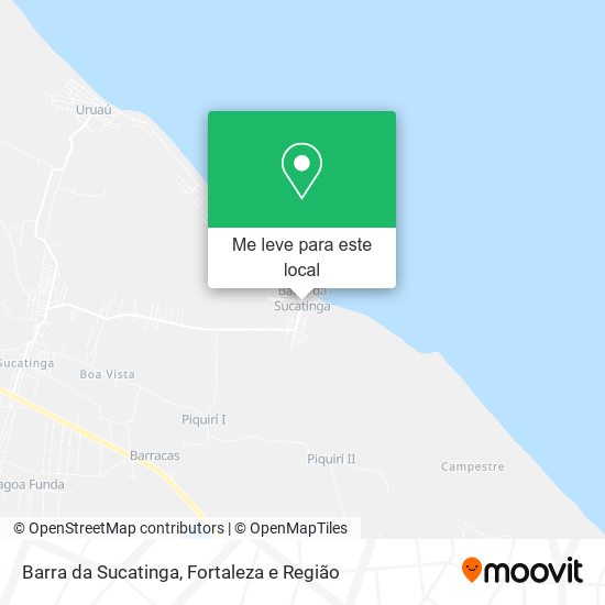 Barra da Sucatinga mapa