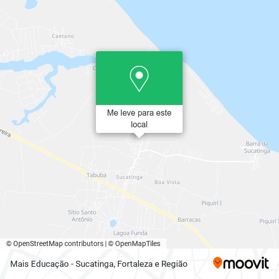 Mais Educação - Sucatinga mapa