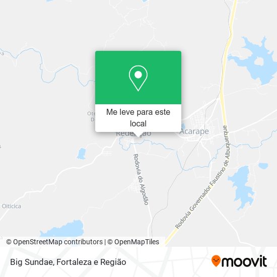 Big Sundae mapa