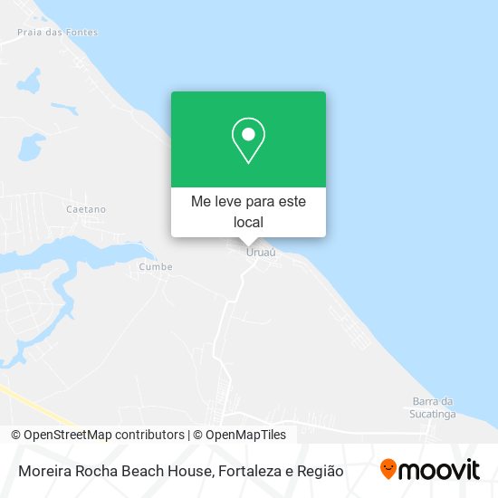 Moreira Rocha Beach House mapa