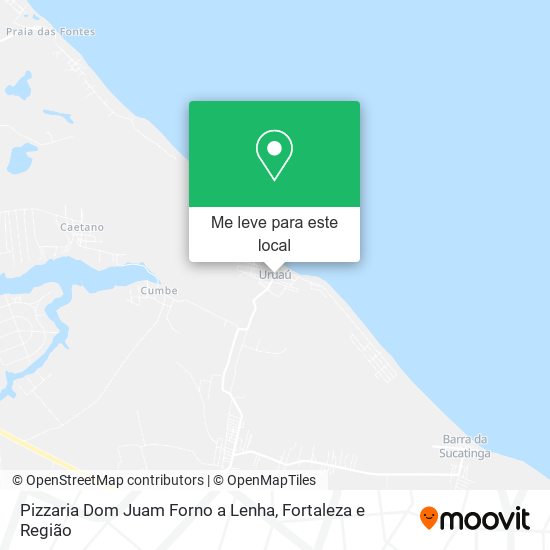 Pizzaria Dom Juam Forno a Lenha mapa