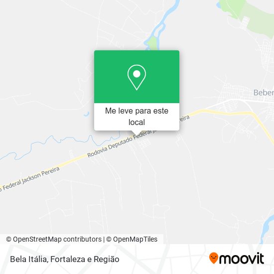 Bela Itália mapa
