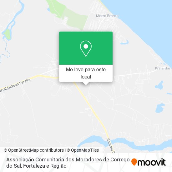 Associação Comunitaria dos Moradores de Corrego do Sal mapa