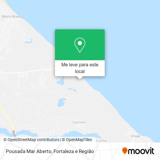 Pousada Mar Aberto mapa