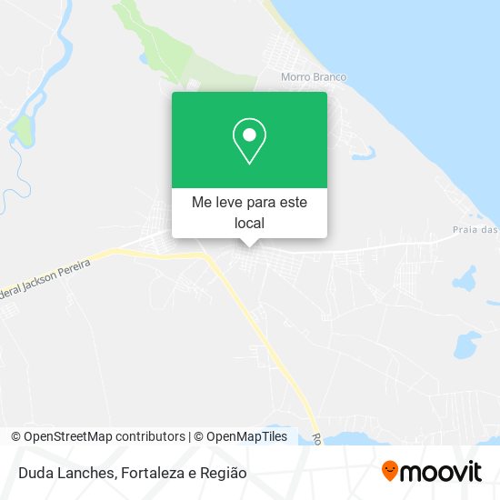 Duda Lanches mapa