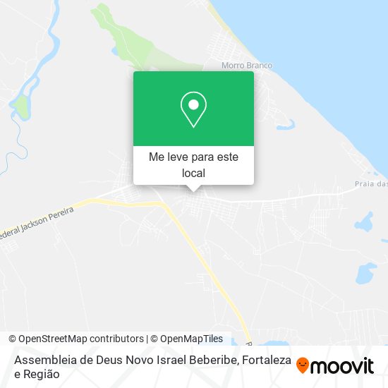 Assembleia de Deus Novo Israel Beberibe mapa